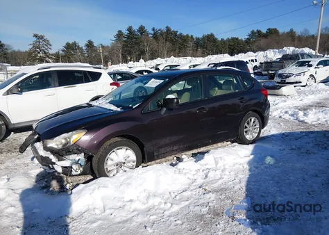 2013 Subaru Impreza 2.0I Premium из США, поврежденный, VIN JF1GPAC61D1890742